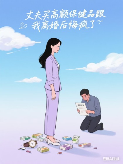 丈夫買高額保健品跟我離婚後悔瘋了