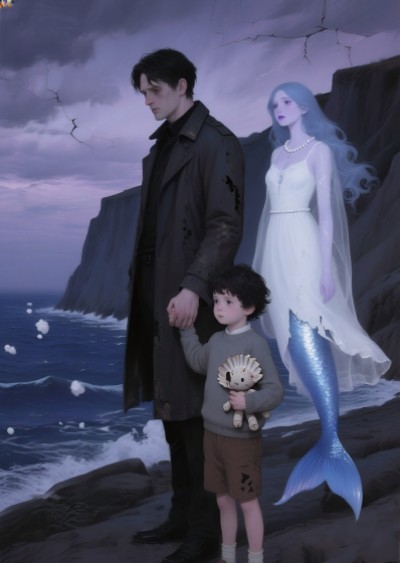 人魚老婆去世後，來挖心頭血的他悔瘋了