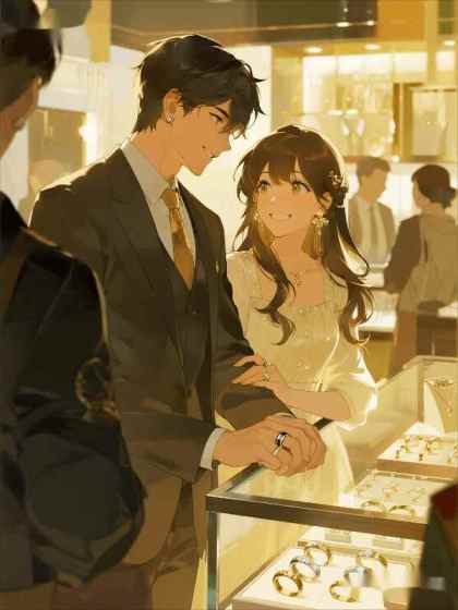 未婚妻看見金價暴漲後拒絕讓我買三金，我退