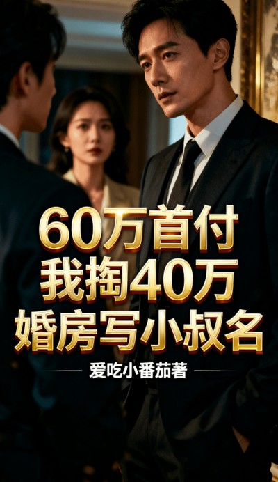 60萬首付我掏40萬,婚房寫小叔名