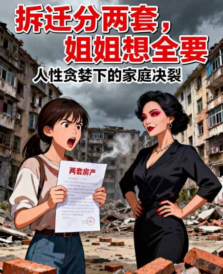 拆遷分兩套，姐姐想全要