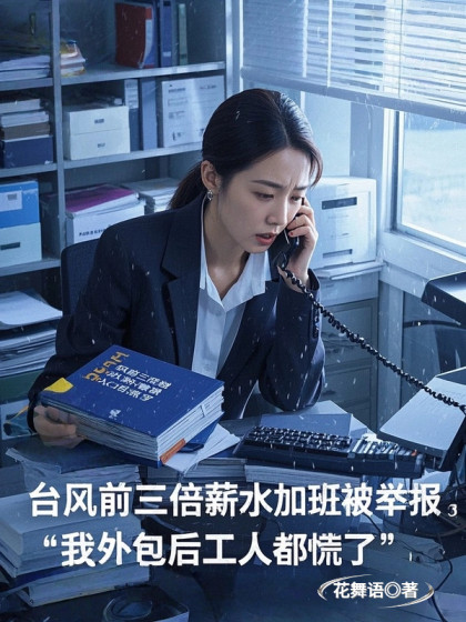 颱風前三倍薪水加班被舉報，我外包後工人都