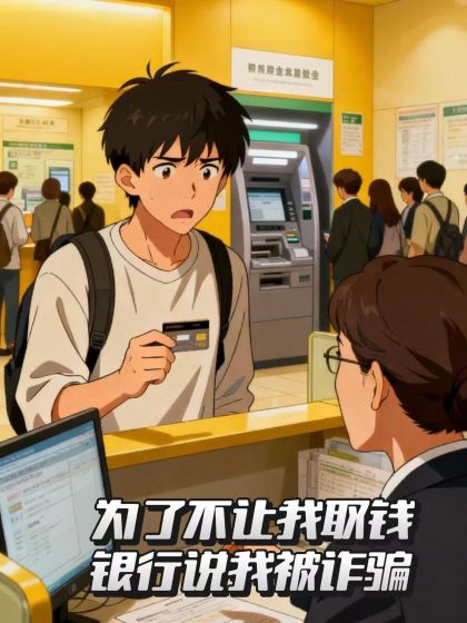 為了不讓我取錢，銀行說我被詐騙
