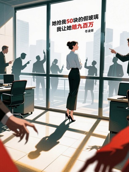 她搶我50塊的假玻璃，我讓她賠九百萬