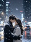 可憐多情眉上雪