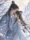 千山暮雪，情斷寒塵