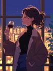 晚鐘敲散舊年光